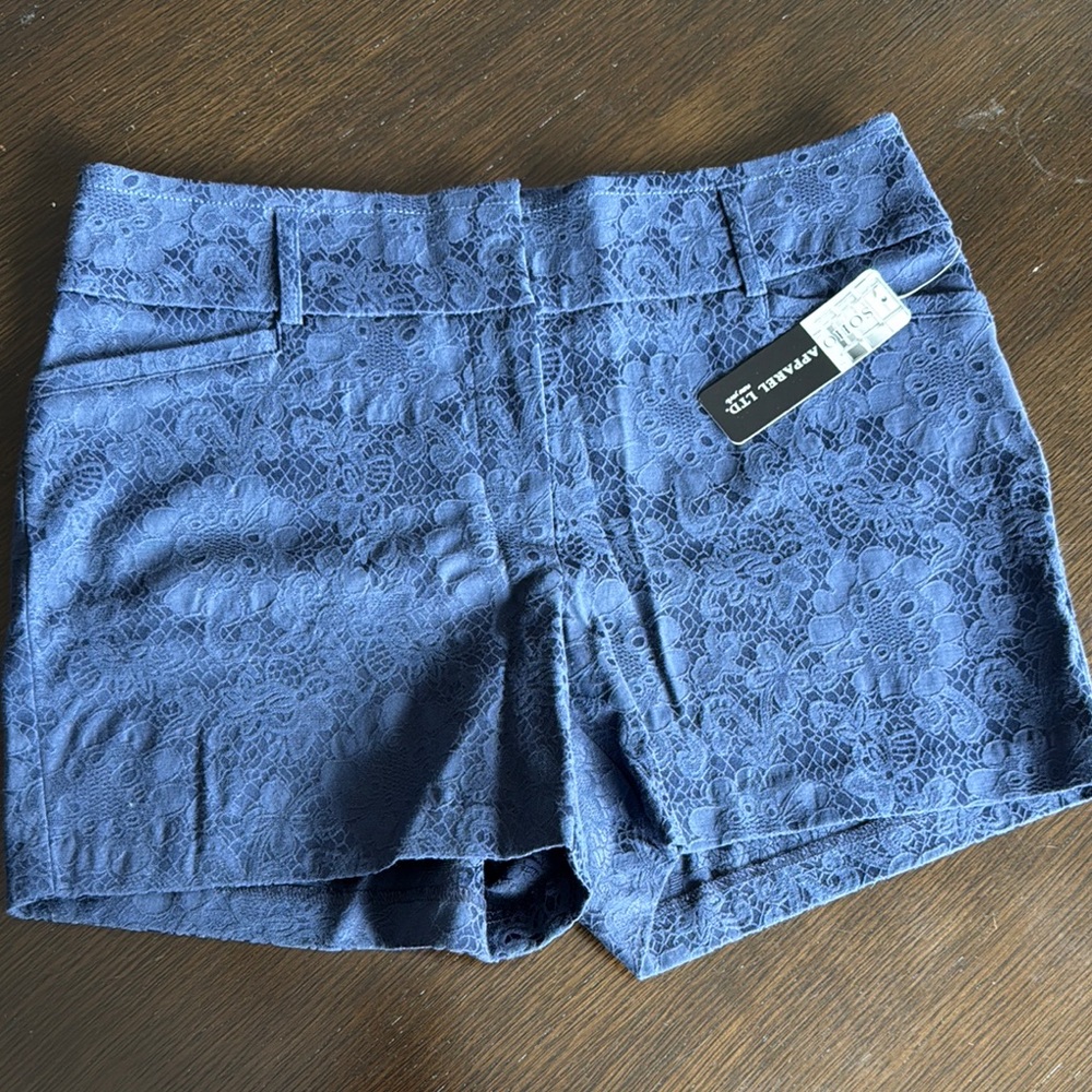 Soho Apparel Blue High Waist Denim Shorts